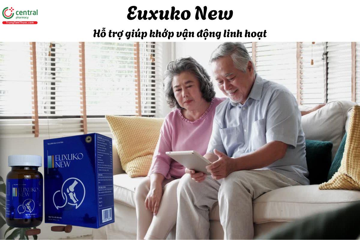 Euxuko New - Giúp tăng cường sự linh hoạt cho khớp, giảm khô khớp