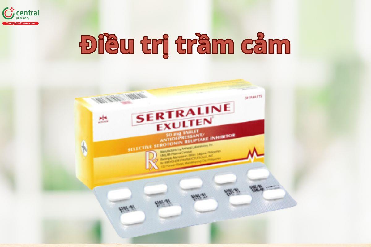 Thuốc Exulten 50mg là thuốc chống trầm cảm ức chế tái thu hồi serotonin