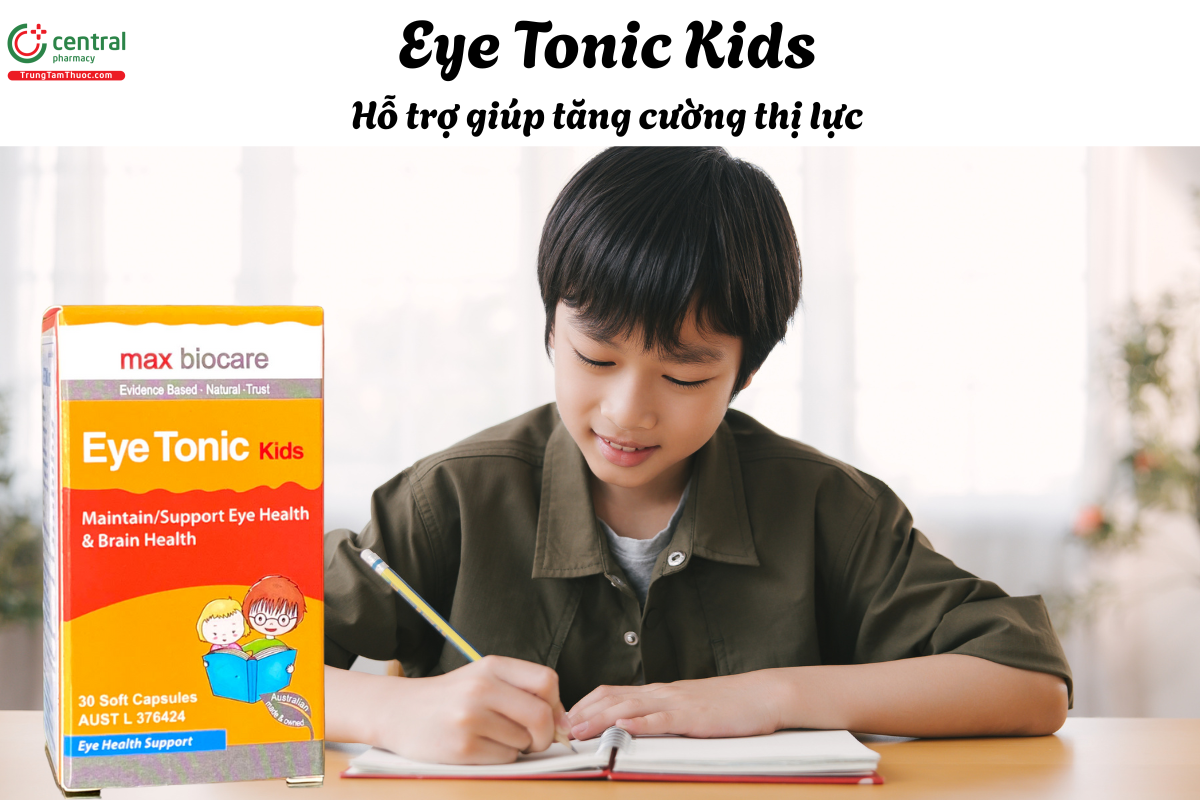 Eye Tonic Kids - Giúp tăng cường thị lực, hỗ trợ sức khỏe não bộ