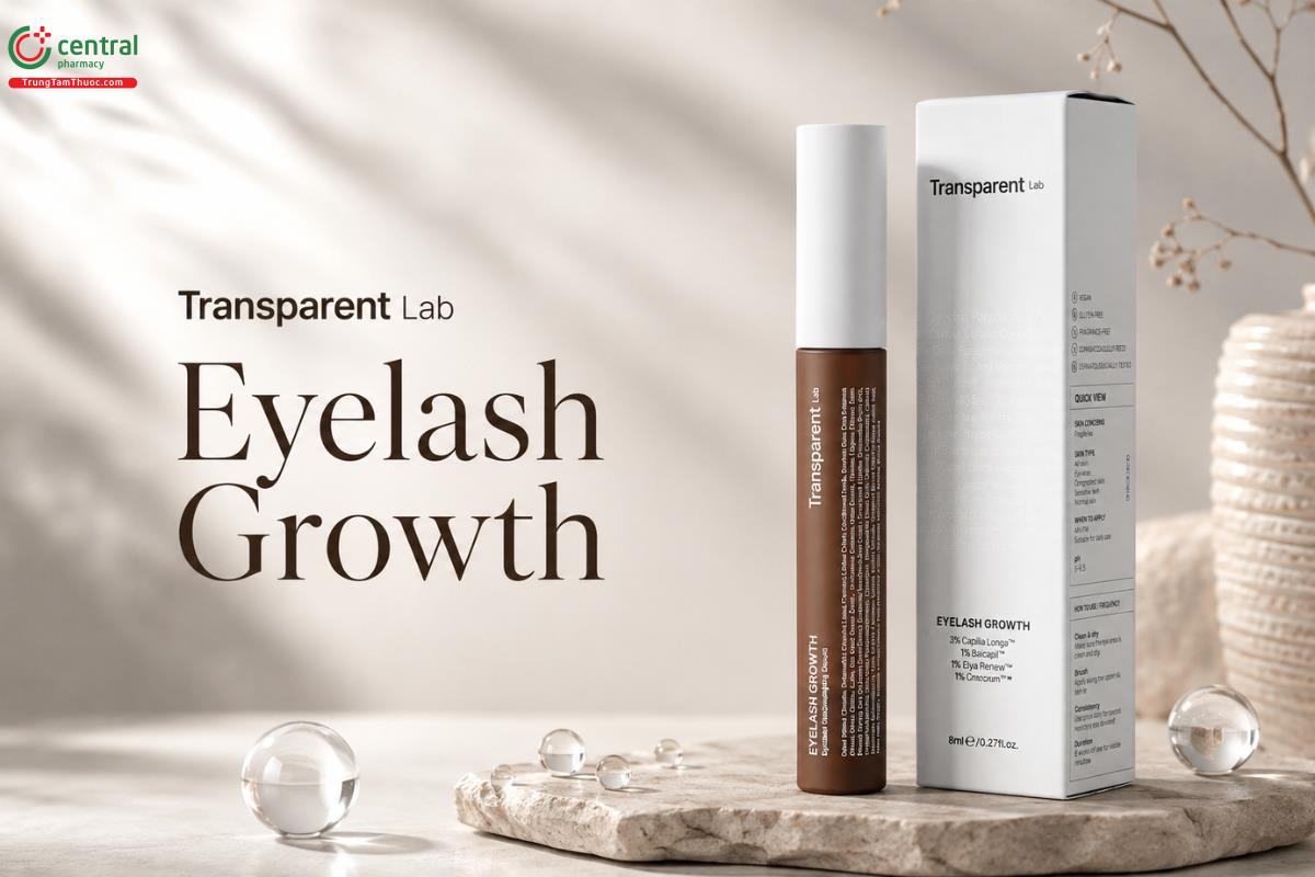 Serum mọc mi Transparent Lab Eyelash Growth 8ml