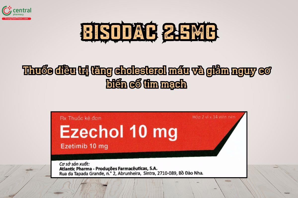 Thuốc Ezechol 10mg hỗ trợ điều trị tăng cholesterol máu và giảm nguy cơ biến cố tim mạch