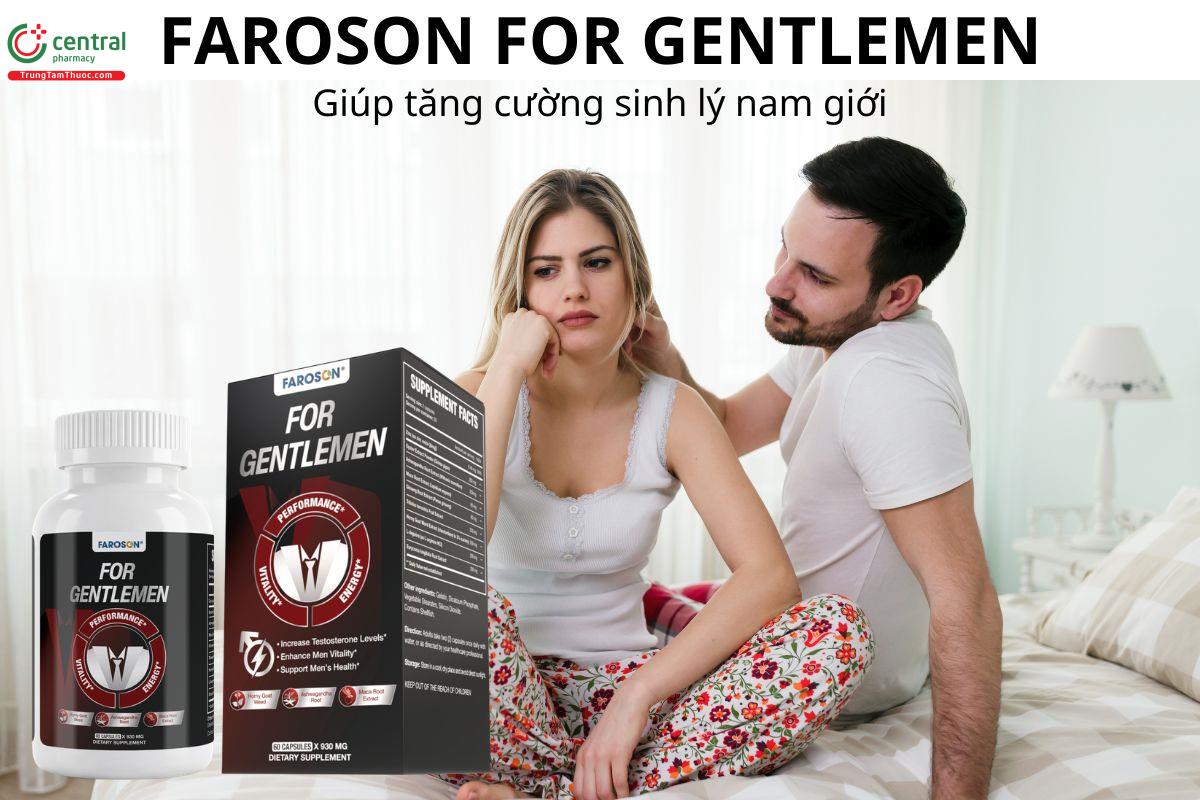 FAROSON FOR GENTLEMEN giúp tăng cường sinh lý nam giới