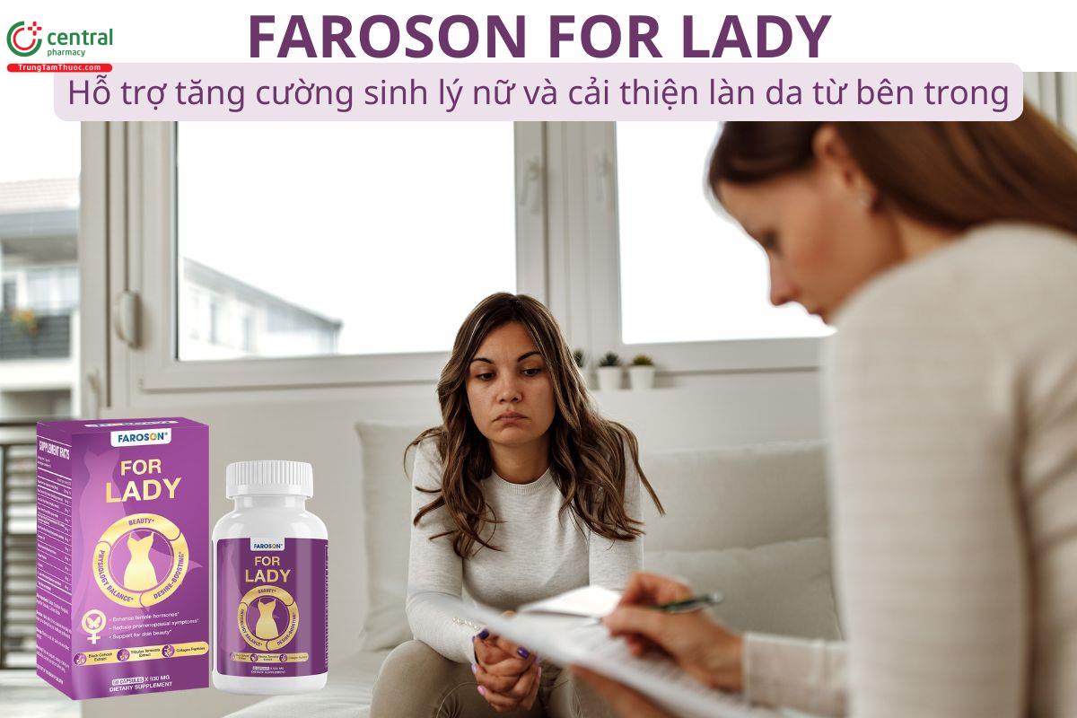 FAROSON FOR LADY hỗ trợ tăng cường sinh lý nữ từ bên trong