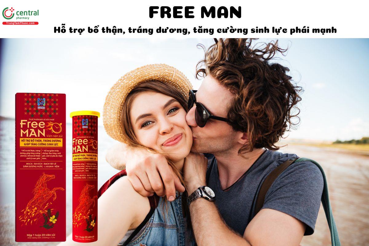 Free Man - Giúp bổ thận, tráng dương, tăng cường sinh lực phái mạnh