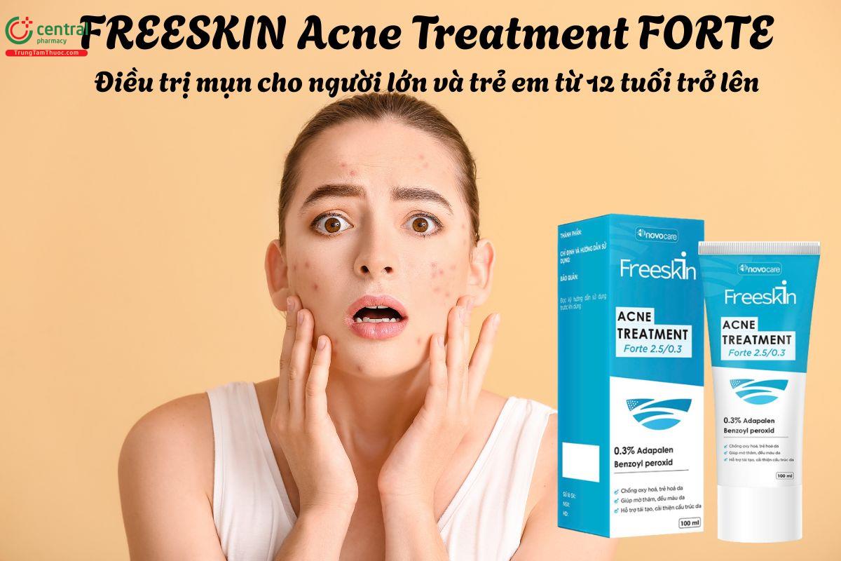 Gel bôi Freeskin Acne Treatment Forte 2.5/0.3 - Giúp giảm mụn trứng cá