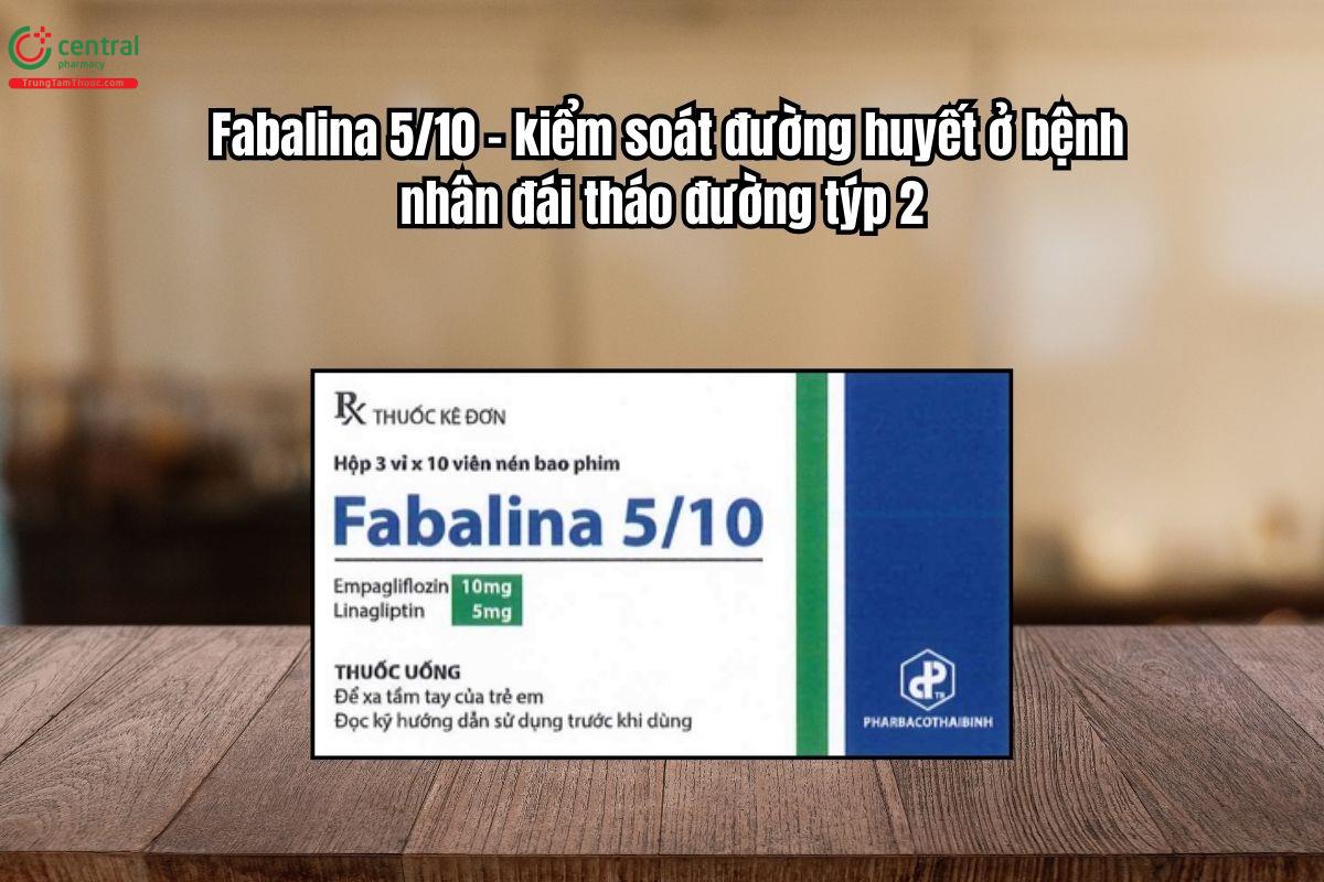 Thuốc Fabalina 5/10 – Thuốc điều trị đái tháo đường týp 2