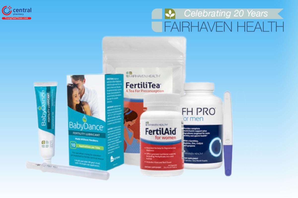Sản phẩm hỗ trợ sinh sản tại Fairhaven Healthy  ​