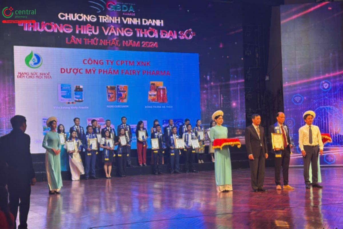 Giải thưởng tiêu biểu của Fairy Pharma
