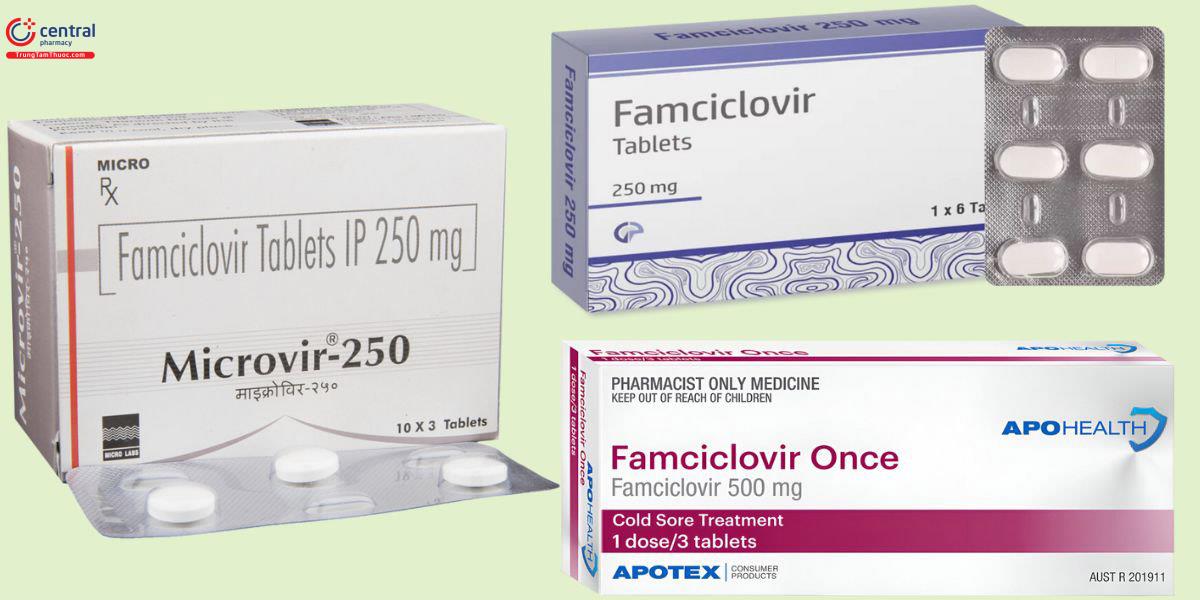 Các thuốc chứa Famciclovir