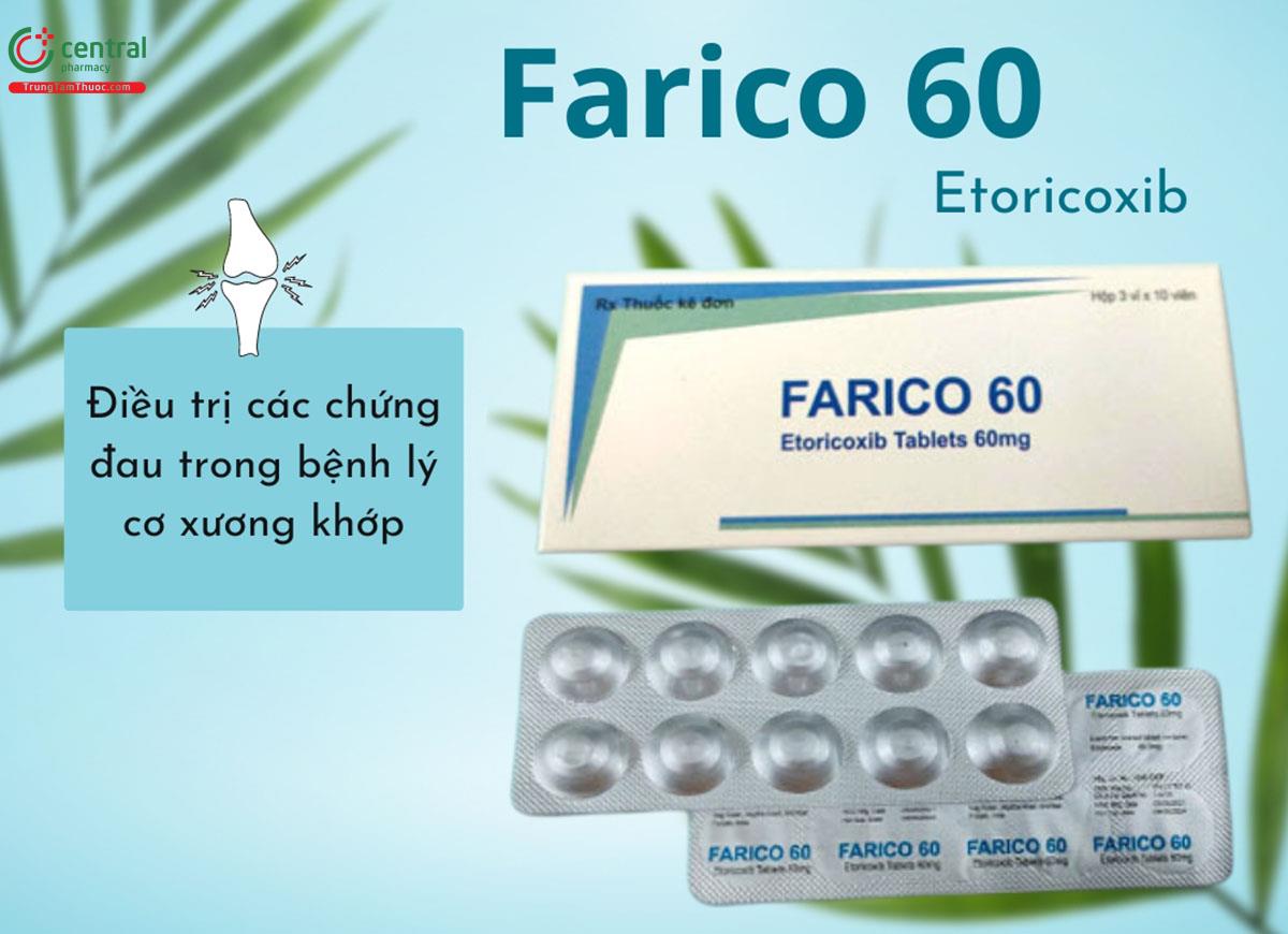 Thuốc Farico 60 - Giải pháp điều trị đau cơ xương khớp mạn tính