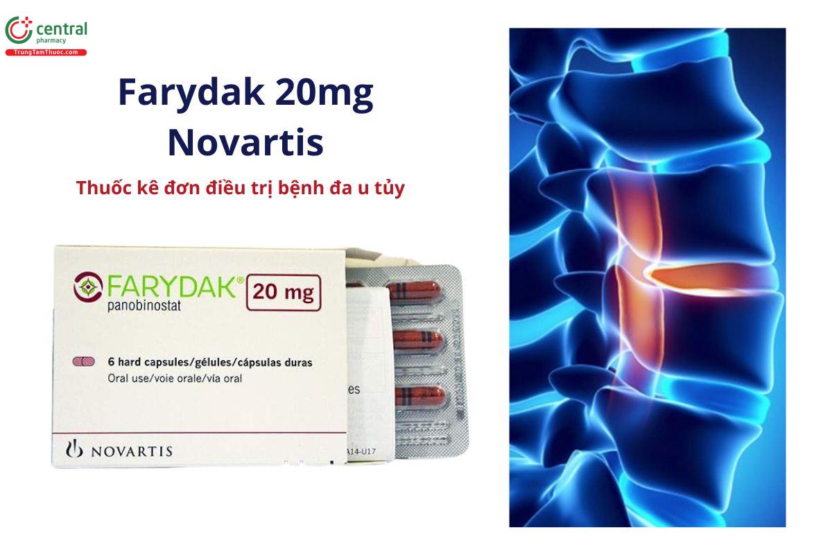 Thuốc Farydak 20mg Novartis điều trị cho bệnh nhân mắc đa u tủy 