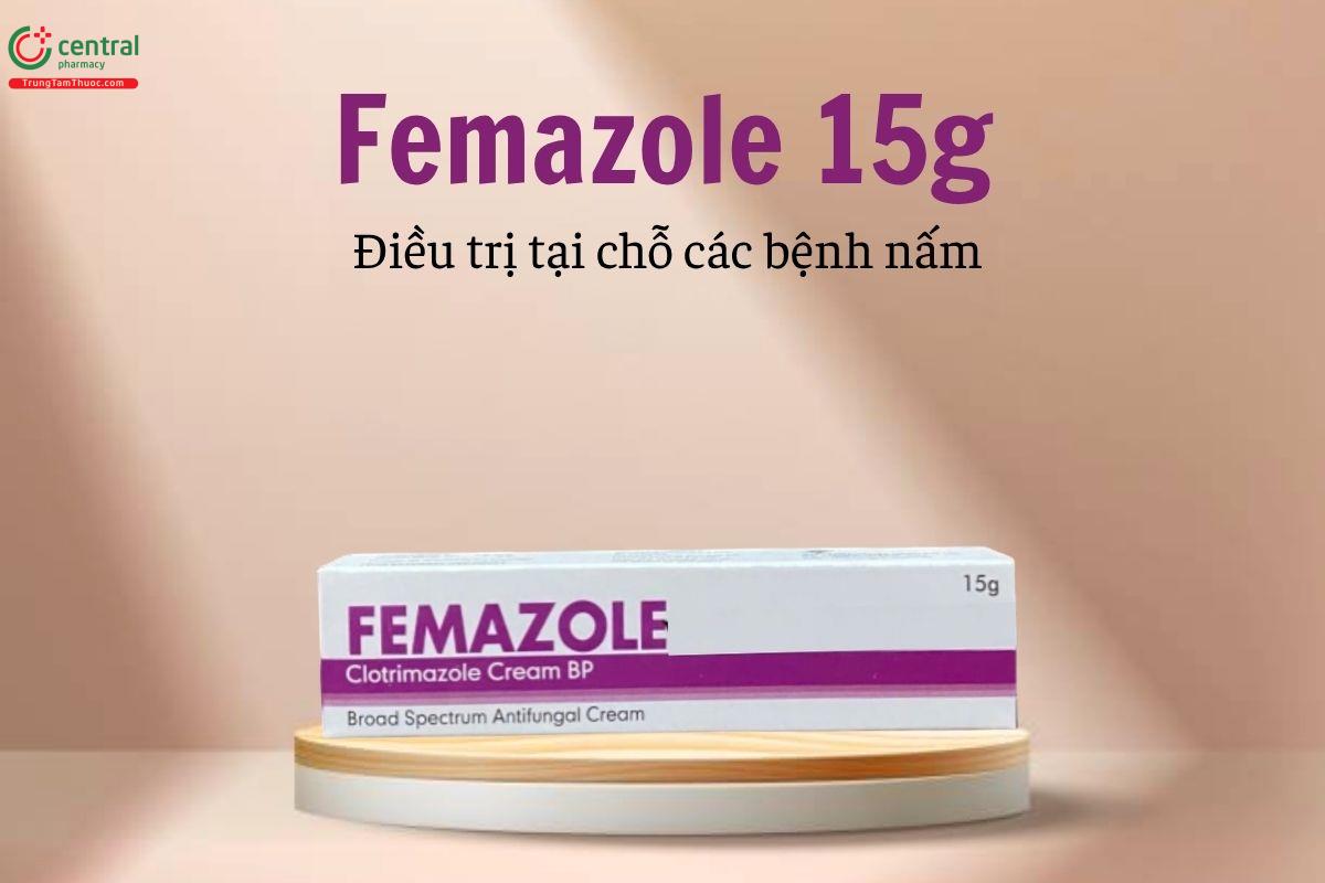 Thuốc Femazole 15g - Điều trị tại chỗ các bệnh nấm