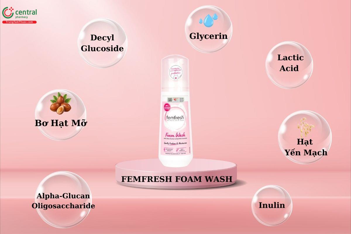 Bọt vệ sinh phụ nữ Femfresh Foam Wash