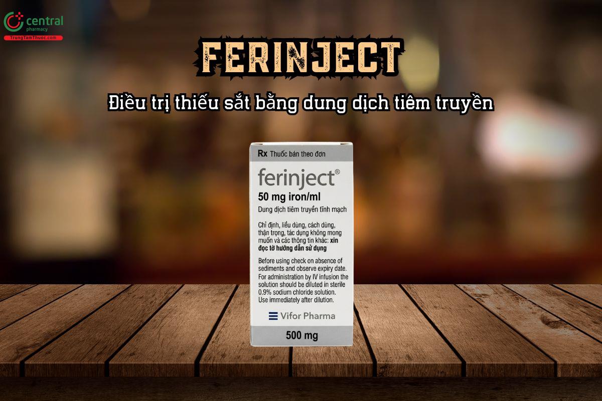 Điều trị thiếu sắt bằng dung dịch tiêm truyền Ferinject