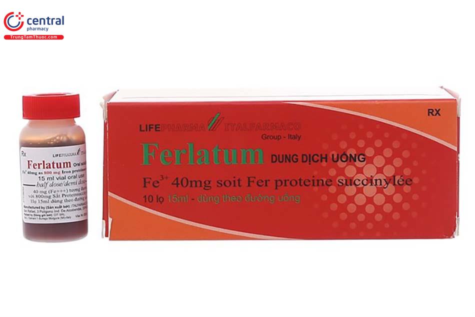 Thuốc uống bổ sung sắt Ferlatum