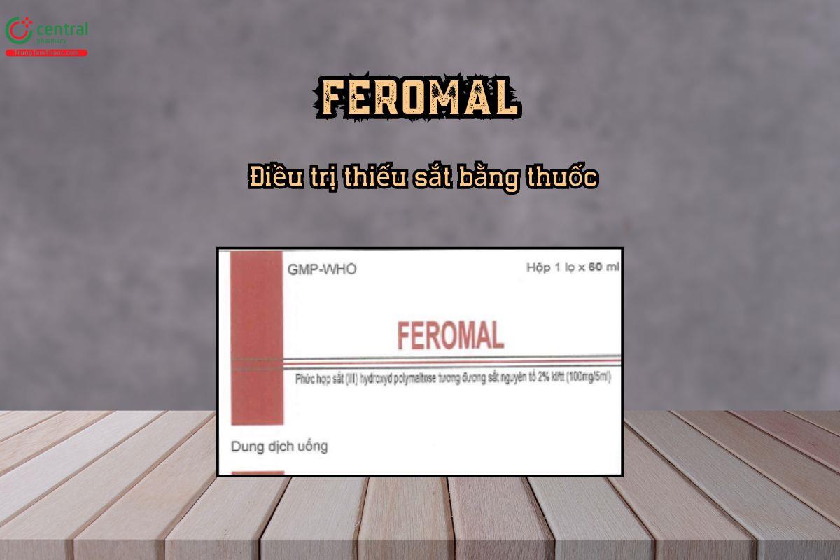 Điều trị thiếu sắt bằng thuốc Feromal 