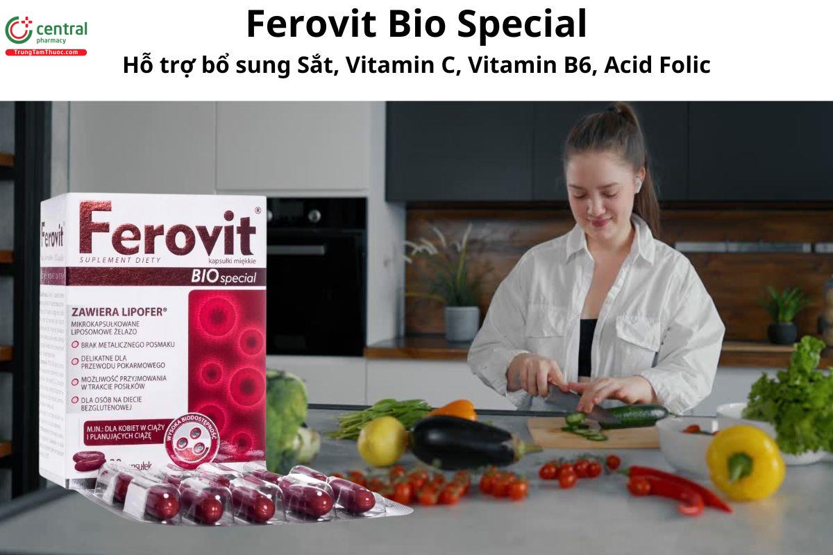 Ferovit Bio Special - Giúp bổ sung Sắt và dưỡng chất cho mẹ bầu