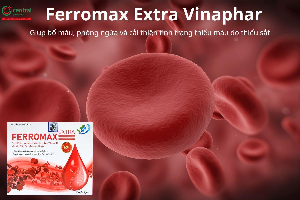 Ferromax Extra Vinaphar hỗ trợ phòng ngừa thiếu máu do thiếu sắt