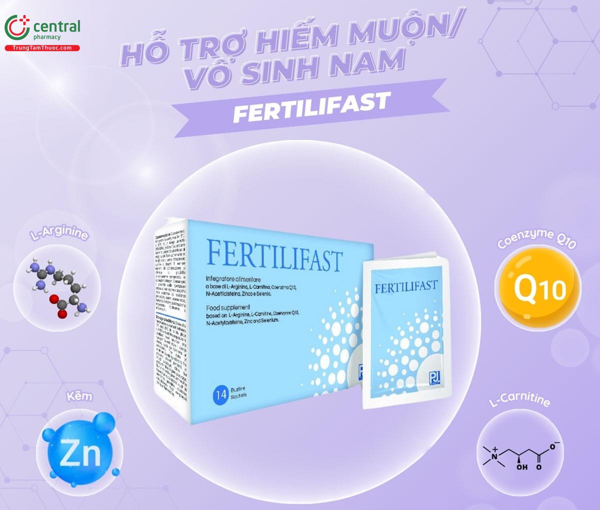 Thuốc Fertilifast - Giải pháp hỗ trợ nam giới hiếm muộn có kế hoạch sinh con