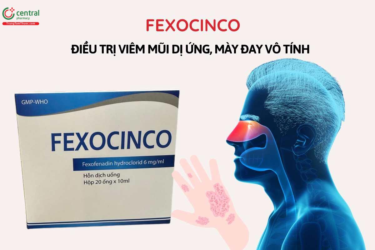 Chỉ định của Thuốc Fexocinco