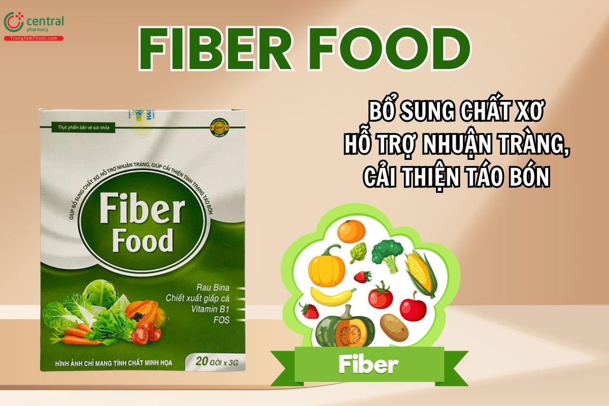 Fiber Food giúp bổ sung chất xơ, hạn chế táo bón ở trẻ