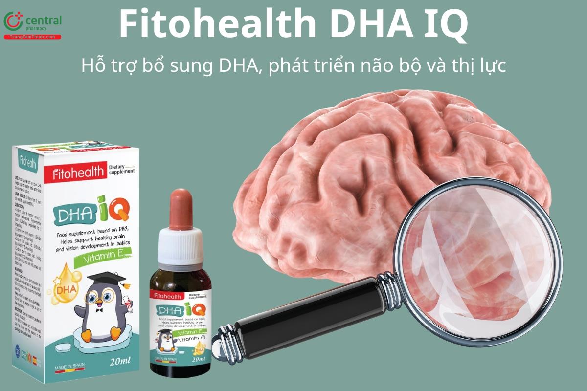 Fitohealth DHA IQ giúp bổ sung DHA, phát triển não bộ và thị lực