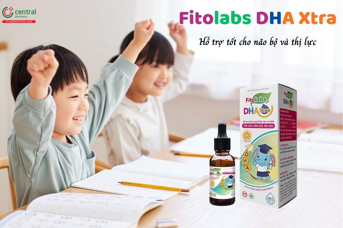 Fitolabs DHA Xtra có công dụng bổ sung DHA, hỗ trợ tốt cho não bộ và thị lực