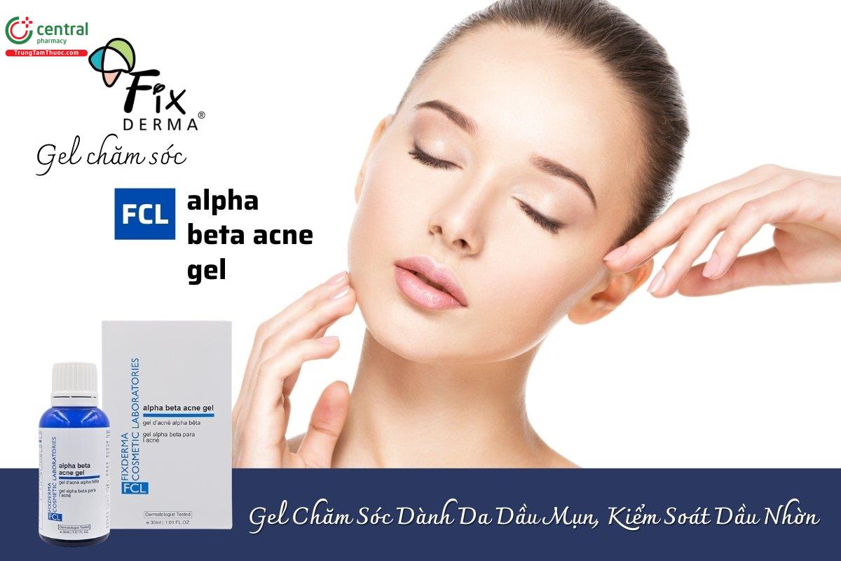 Gel Chăm Sóc Dành Da Dầu Mụn FCL Alpha Beta Acne Gel chăm sóc da chuyên biệt cho làn da mụn, hỗ trợ kiểm soát và ngăn ngừa sự hình thành của mụn trứng cá và mụn đầu đen.