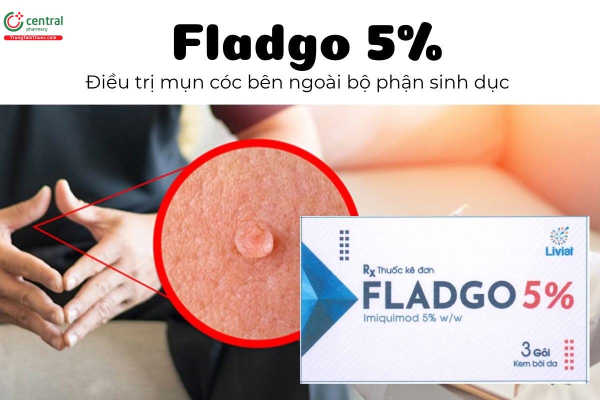 Thuốc Fladgo 5% - Điều trị mụn cóc bên ngoài bộ phận sinh dục