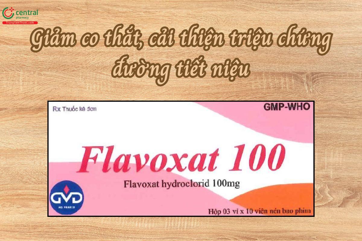 Thuốc Flavoxat 100mg giảm co thắt, cải thiện triệu chứng đường tiết niệu