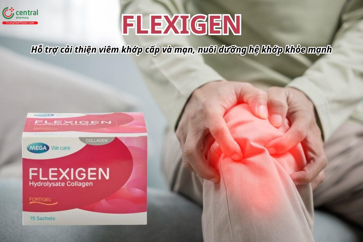 Flexigen hỗ trợ cải thiện viêm khớp cấp và mạn, nuôi dưỡng hệ khớp khỏe mạnh