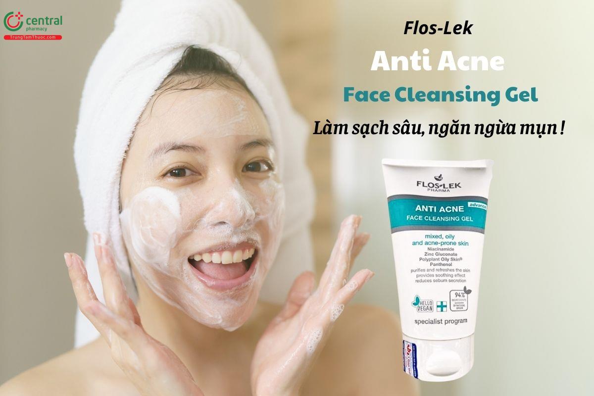 Sữa rửa mặt Floslek Anti Acne Face Cleansing Gel