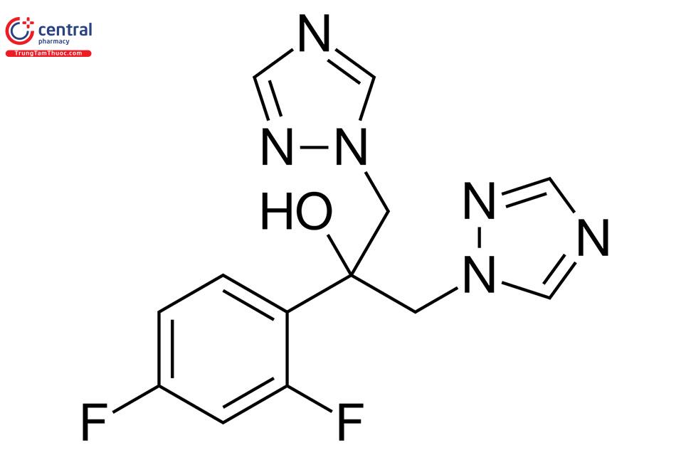 Công thức cấu tạo của Fluconazole