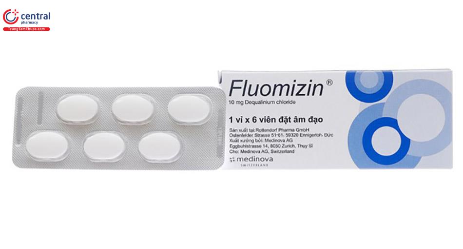 Viên đặt âm đạo trị nhiễm nấm Fluomizin 10mg