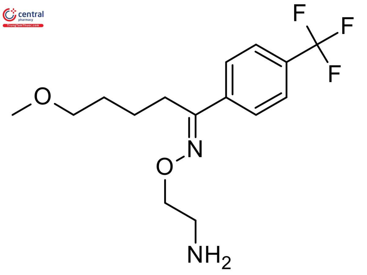 Công thức cấu tạo của Fluvoxamine