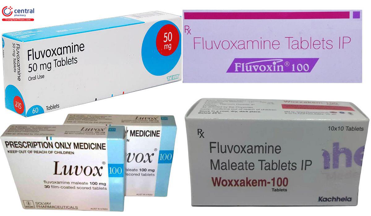 Các thuốc chứa Fluvoxamine