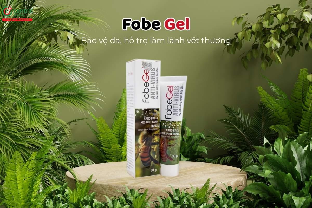 Fobe Gel Anti-Virus bảo vệ vùng da tổn thương, thúc đẩy tái tạo và phục hồi da
