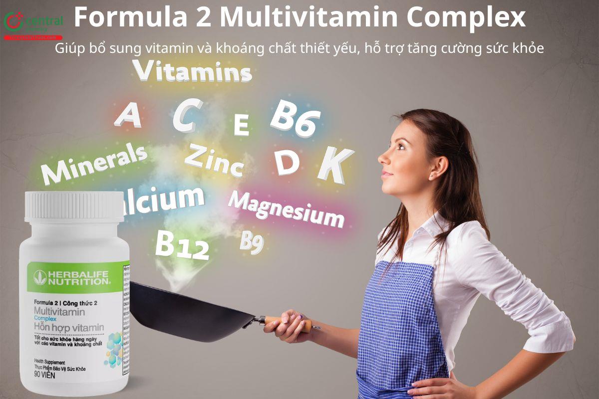 Formula 2 Multivitamin Complex tăng cường sức đề kháng toàn thể