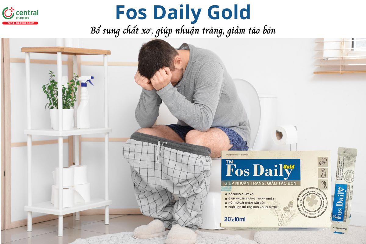Fos Daily Gold - Bổ sung chất xơ, giảm táo bón