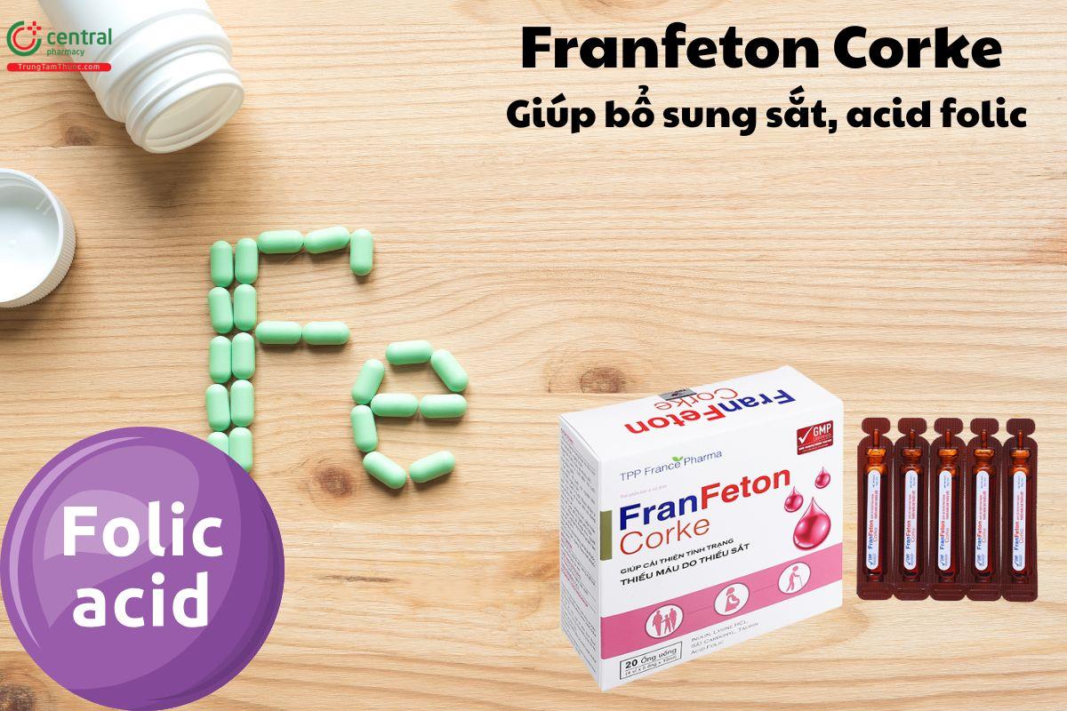 Franfeton Corke - Giúp cải thiện tình trạng thiếu máu do thiếu sắt