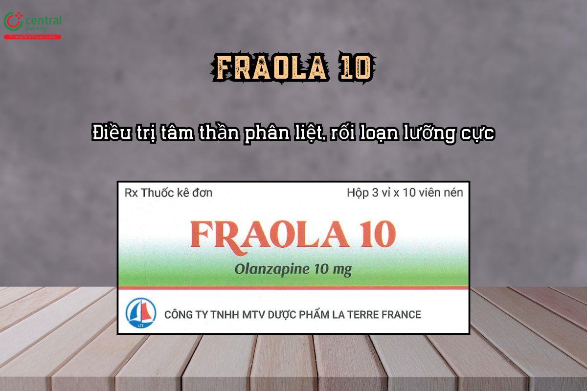 Điều trị tâm thần phân liệt, rối loạn lưỡng cực với thuốc Fraola 10