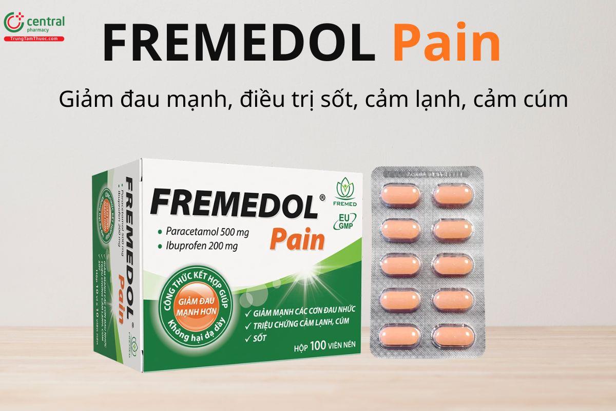 Fremedol Pain giúp giảm các cơn đau từ nhẹ đến vừa