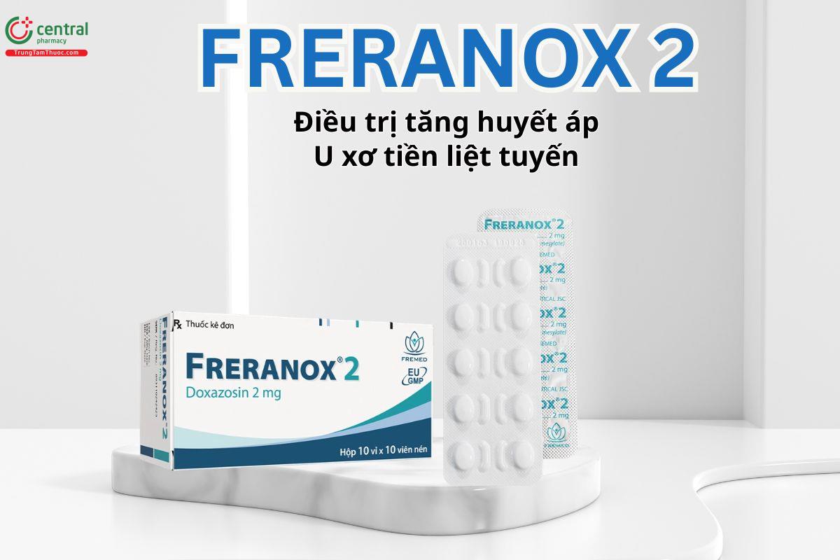Freranox 2 điều trị tăng huyết áp, u xơ tiền liệt tuyến lành tính