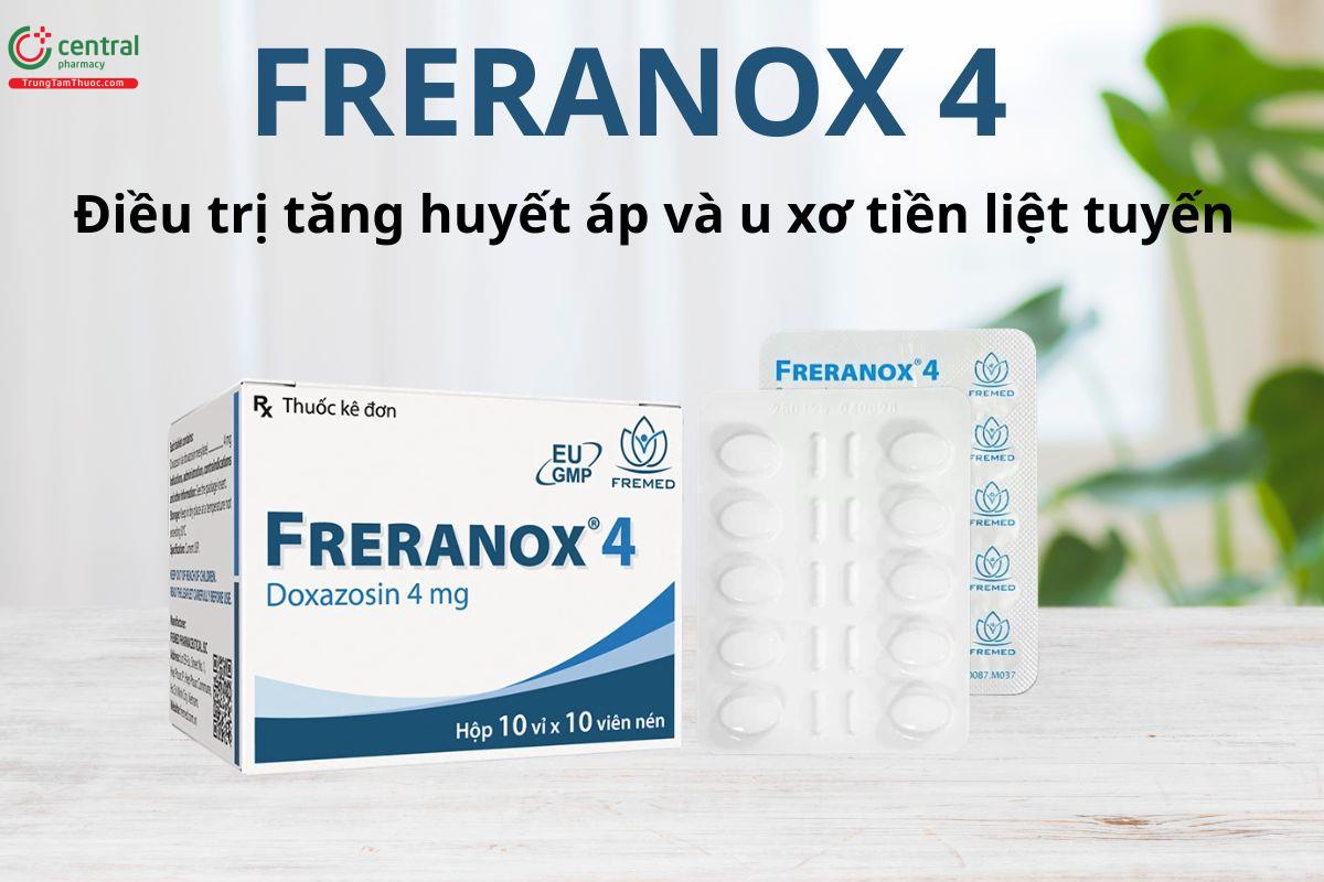 Freranox 4 điều trị tăng huyết áp và u xơ tiền liệt tuyến