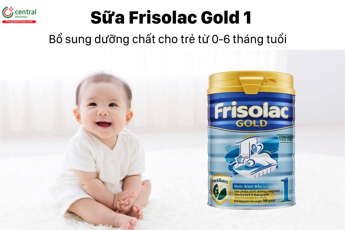 Sữa Frisolac Gold 1 900g - Bổ sung dưỡng chất cho trẻ từ 0-6 tháng tuổi