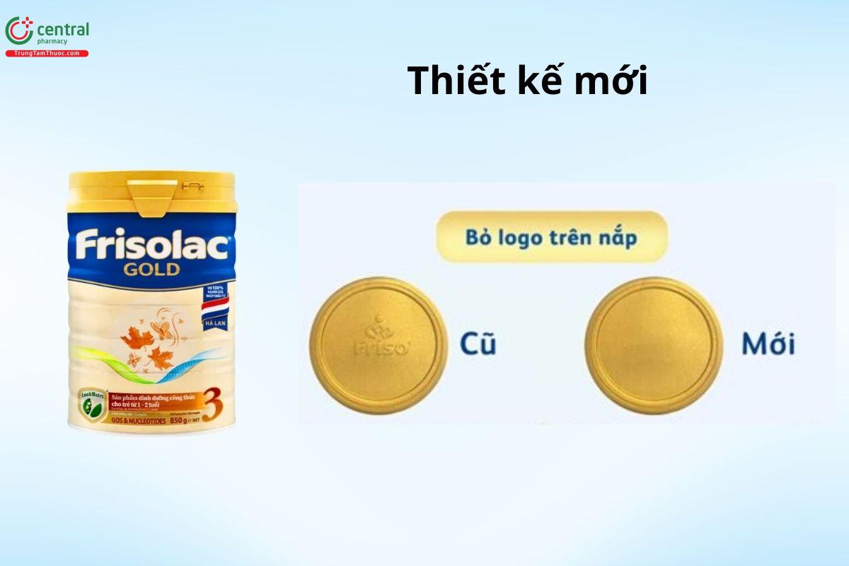 Sự thay đổi về bao bì của sữa Frisolac Gold 3