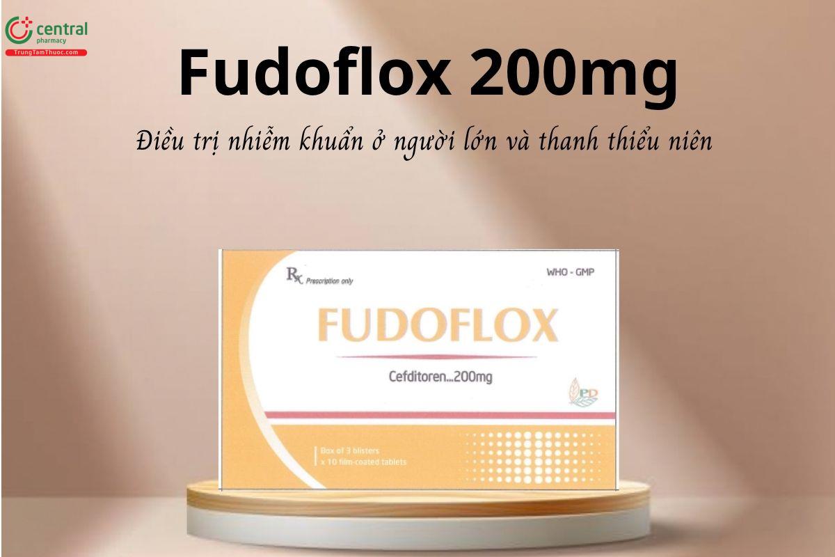 Thuốc Fudoflox 200mg - Điều trị nhiễm khuẩn ở người lớn và thanh thiếu niên