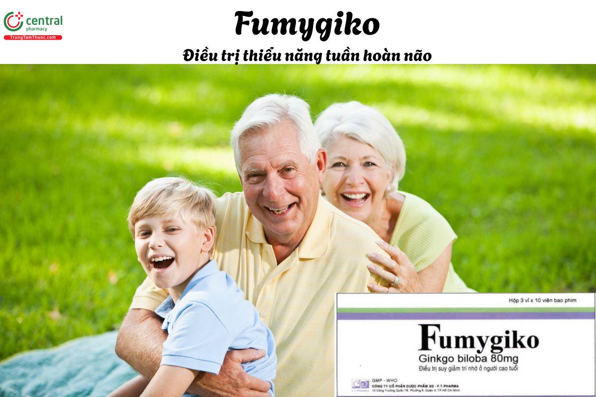Thuốc Fumygiko - Điều trị triệu chứng suy giảm trí não ở người lớn tuổi