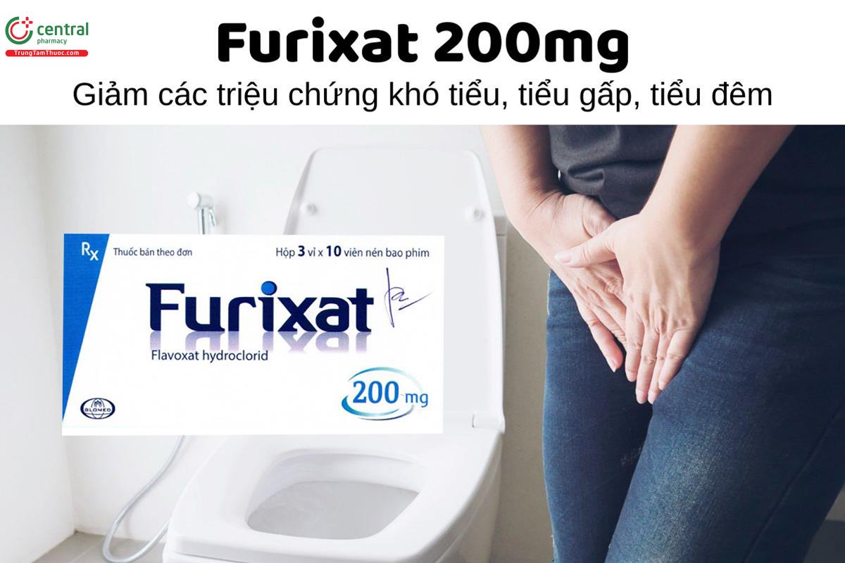 Thuốc Furixat 200mg - Giảm các triệu chứng khó tiểu, tiểu gấp, tiểu đêm