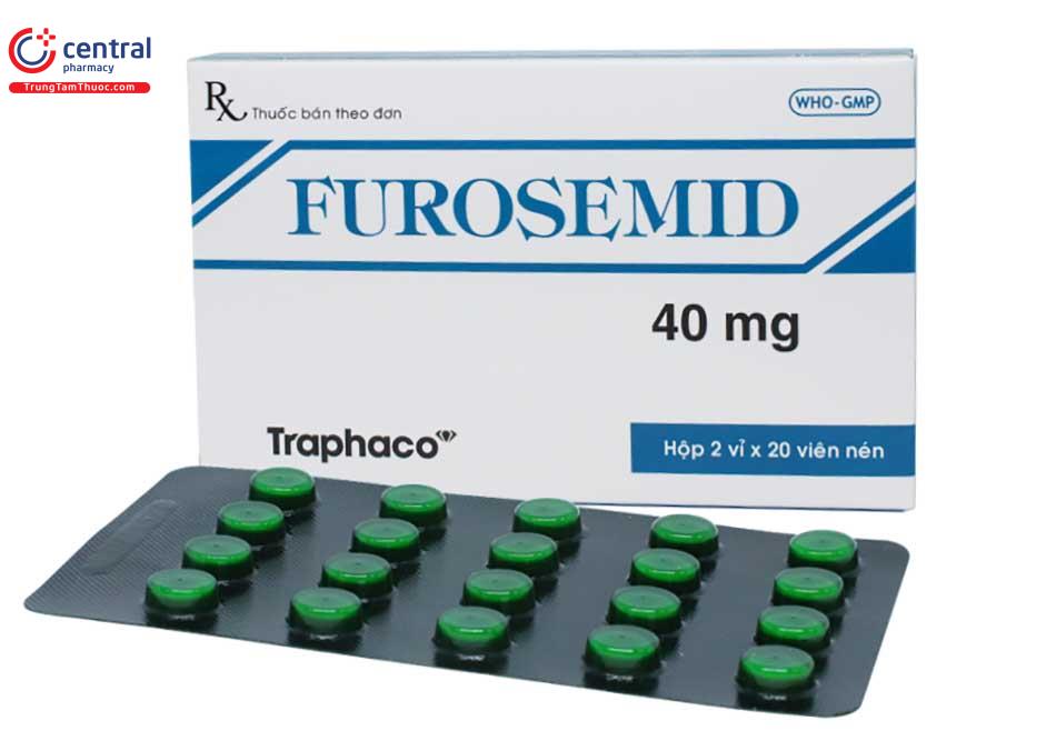 Thuốc Furosemid 40mg Traphaco